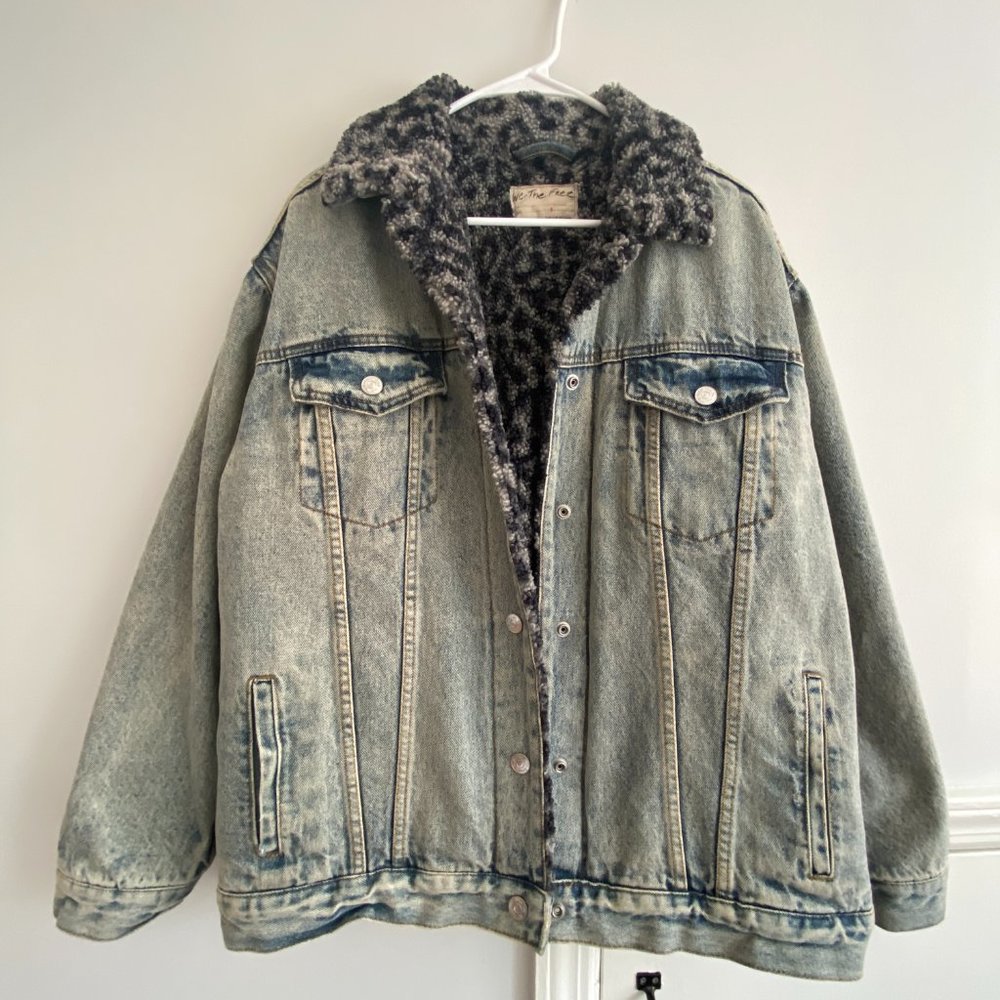 Free People Denim Coat